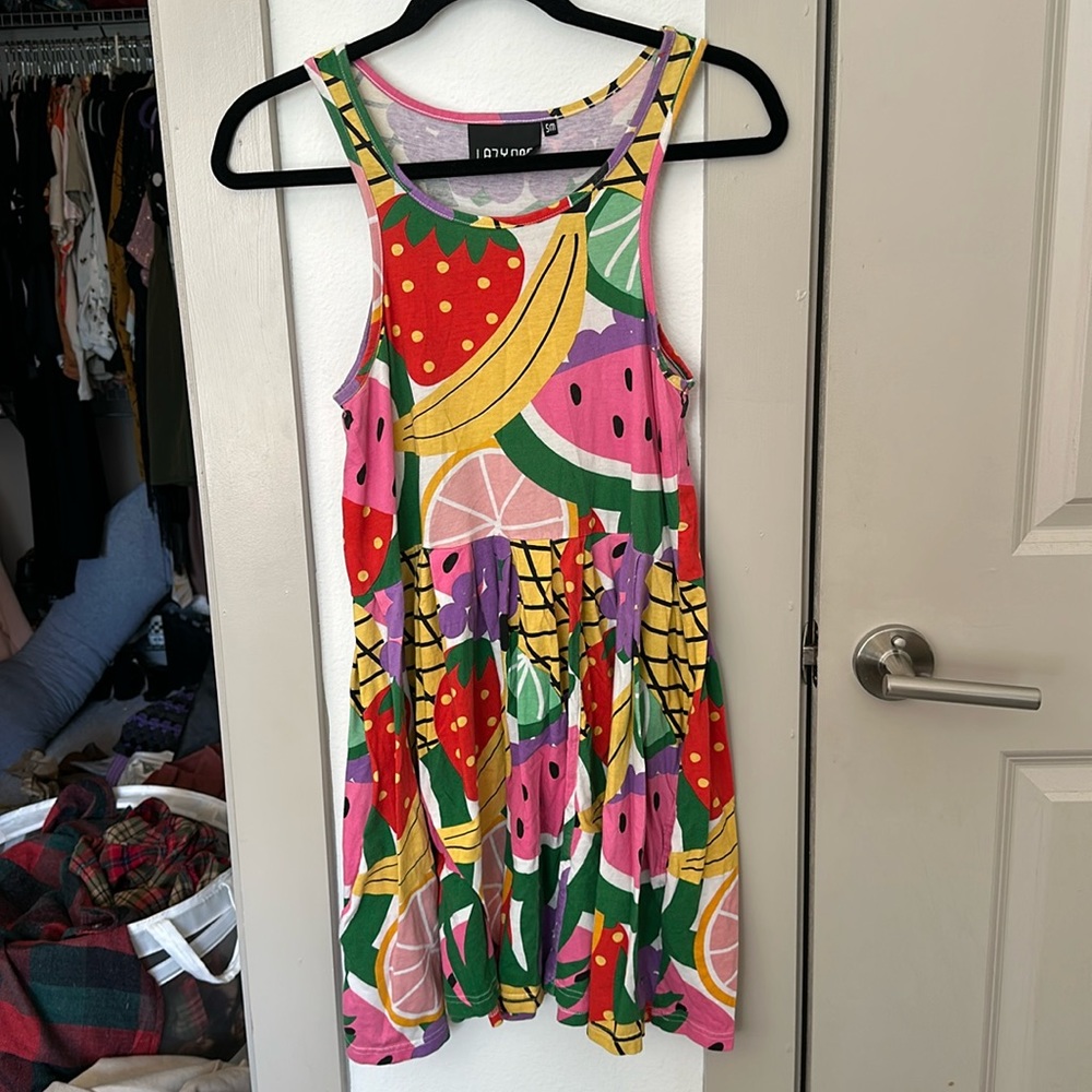 Lazy Oaf Fruit Dress w/ pockets